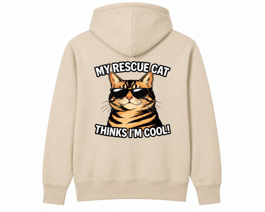 My Rescue Cat Thinks I'm Cool