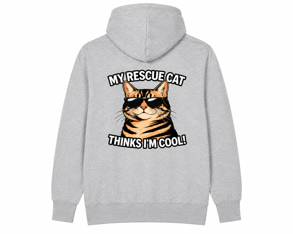 My Rescue Cat Thinks I'm Cool
